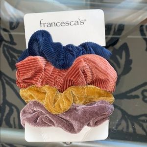 Francescas Velvet Scrunchie Pack NEW